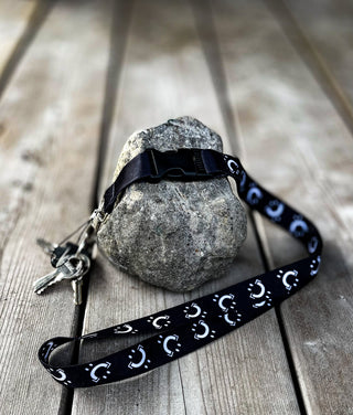 Black PERSPECTIVE Perma-Grin Logo Lanyard Keychain