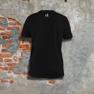 Black Unisex PERSPECTIVE Armageddon T-Shirt Back View